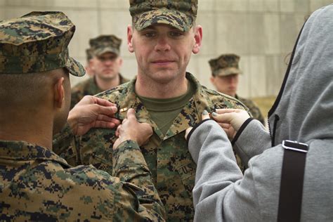 Marine Corps Officer Leading Troops