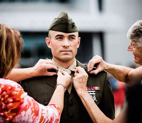 Marine Corps officers undergoing training, developing their skills and knowledge