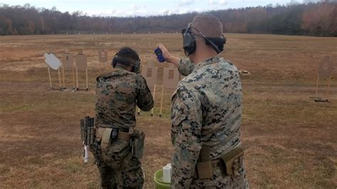 Marine Corps Reserve troops during training