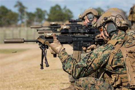 Marine Corps Rifle Squad in Action