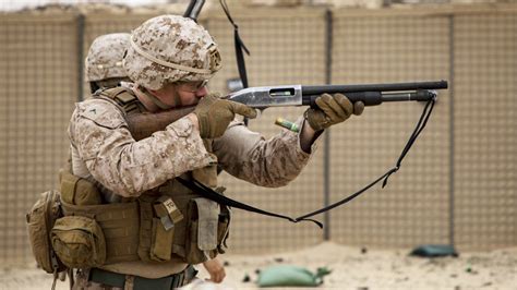 Marine Corps shotgun training