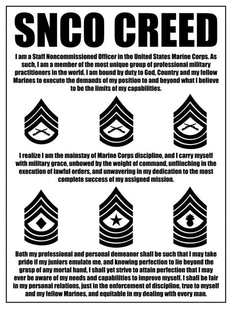 US Marine Corps SNCO Ranks