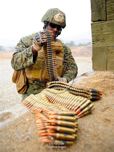 Marine Corp Infantry Machine Gunner ammunition