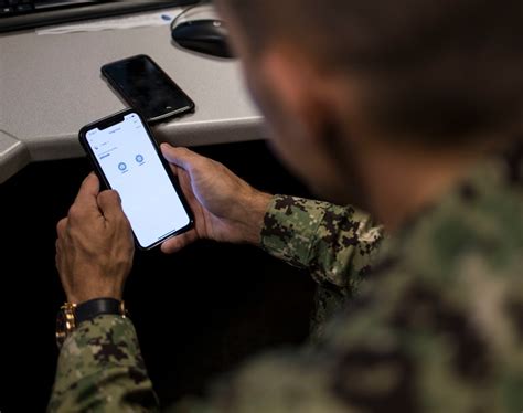 Marine recruiter on social media