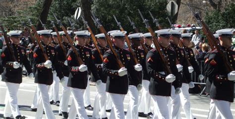 Marine rifleman parade