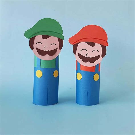 Mario and Luigi crafts for kids