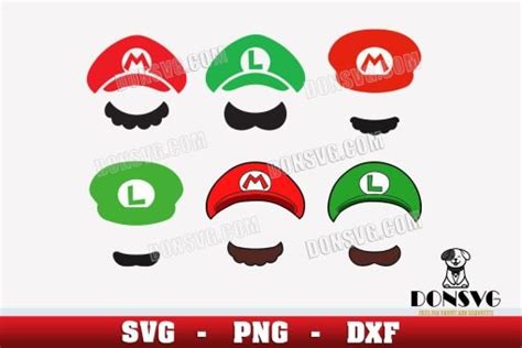 Mario and Luigi Mustache