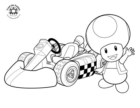 Mario Kart Item Coloring Page