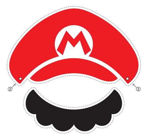 Mario Mustache Printable Art