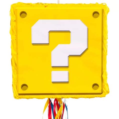 Mario Question Mark Block Party Favors