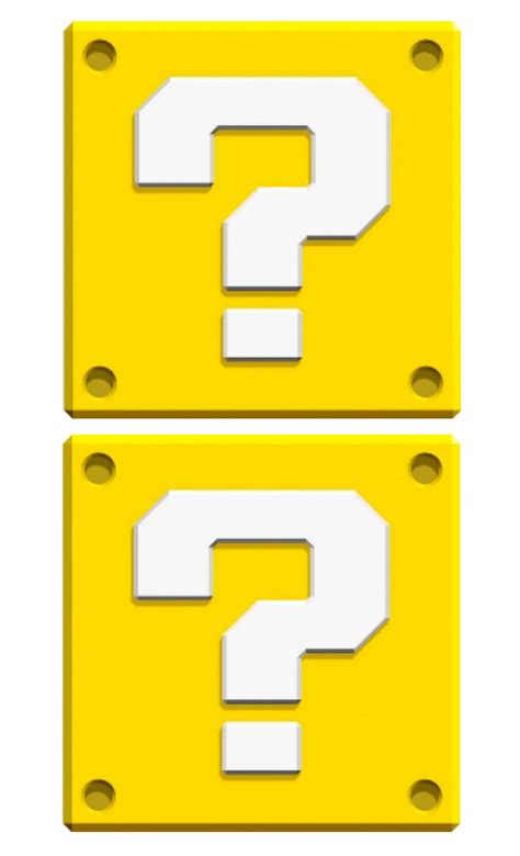 Mario Question Mark Block Printable