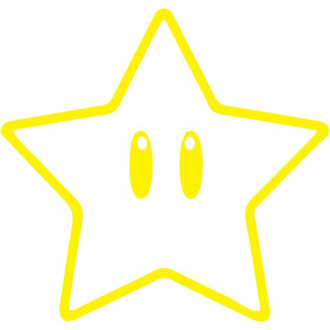 Mario Star Printable Templates for Kids