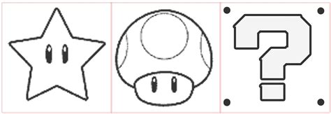 Mario Star Templates for Teachers