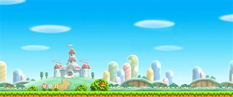 Mario's Castle Background Printable