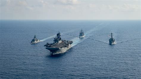 Ship's crew working together to maintain safety