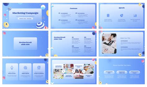 Marketing campaign PowerPoint template