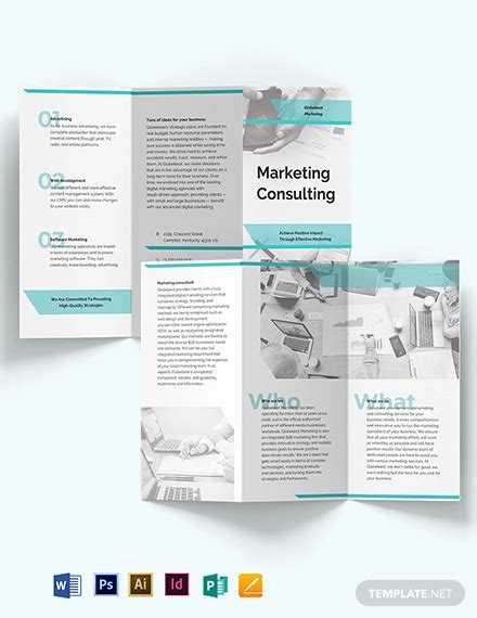 Marketing Consulting Brochure Template