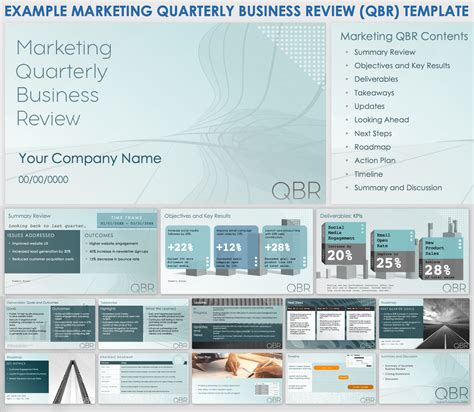 Marketing-Focused QBR Template for Google Slides