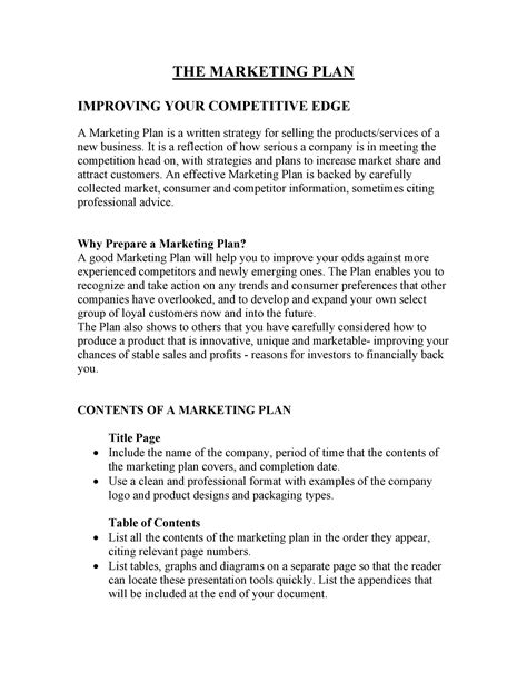 Marketing Introduction Template