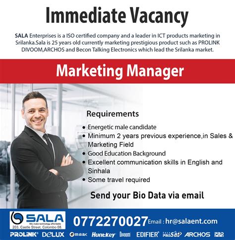 Marketing Management Jobs