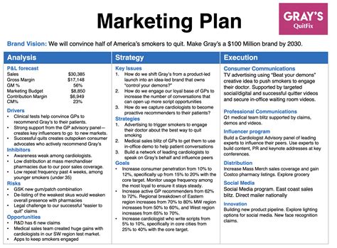 Marketing Plan Example