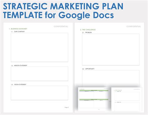 Marketing Plan Template in Google Docs