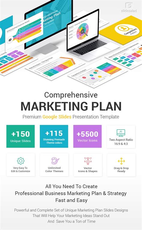 Marketing plan template google slides