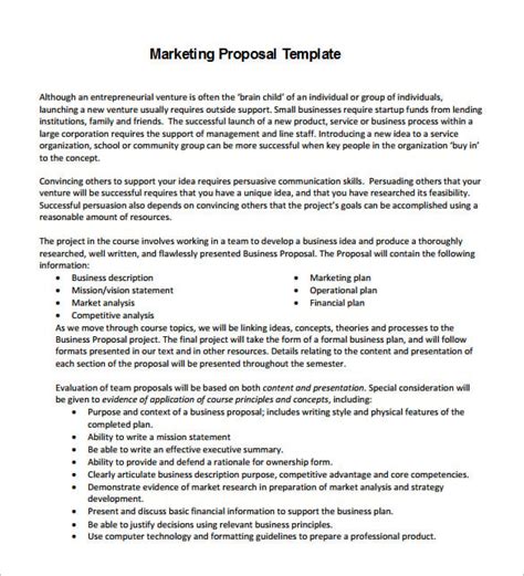 Marketing Proposal Template