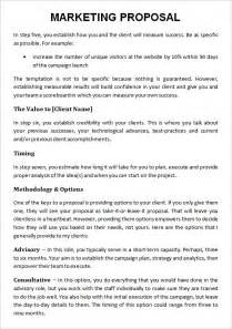 Marketing Proposal Template Example 4