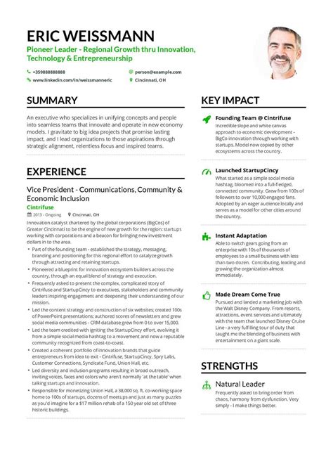 Marketing Resume Template 7