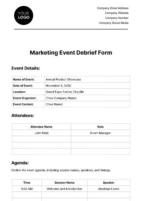 Marketing Template