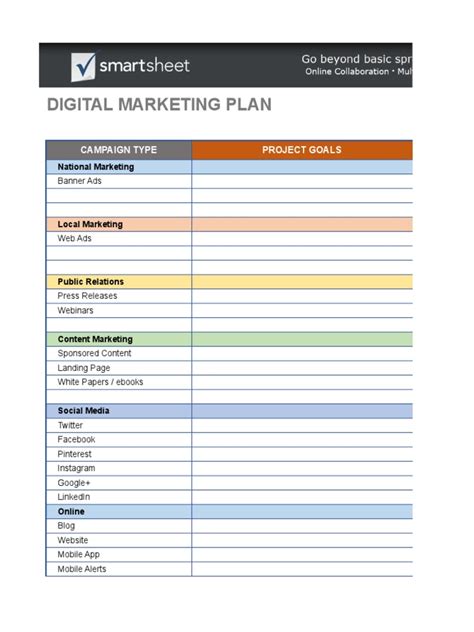 Marketing Template PDF