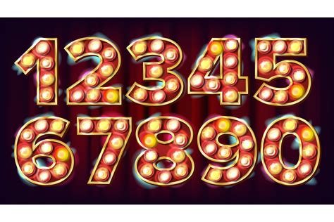 Marquee Numbers 5678