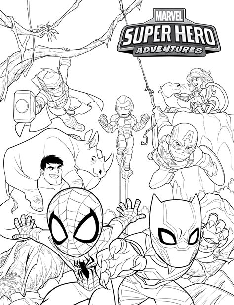 Marvel Free Printable Coloring Pages For Kids Fun