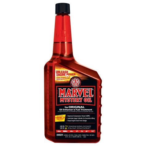 Marvel Mystery Oil for improved engine performance