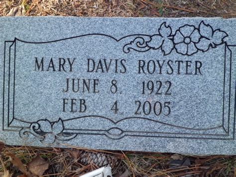 Mary Davis Royster's love