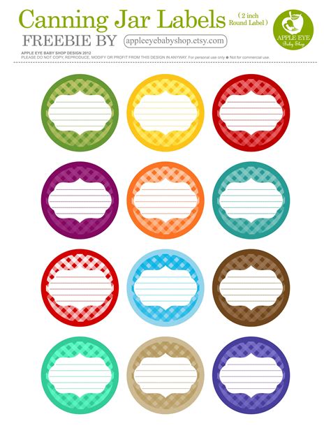 Mason jar lid labels printable inspiration