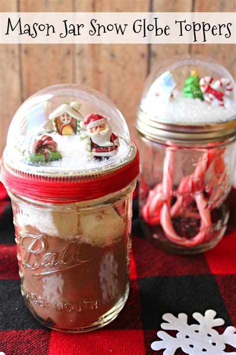 Mason Jar Snowglobes