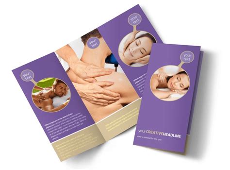 Massage Therapy Brochure Template