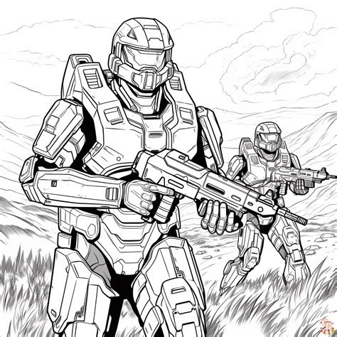 Master Chief Coloring