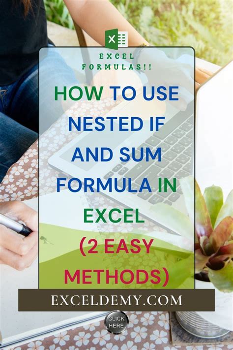 Example of mastering nested formulas in Excel