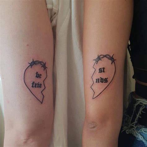 Matching best friends tattoos