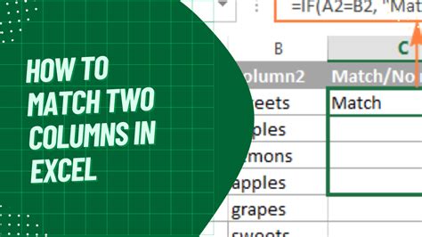 Matching Columns in Excel