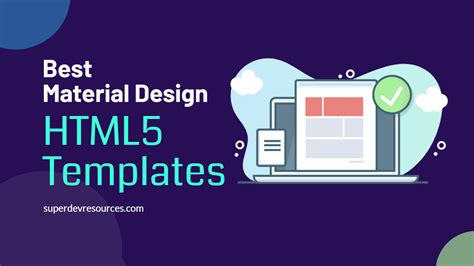 Material Design Template