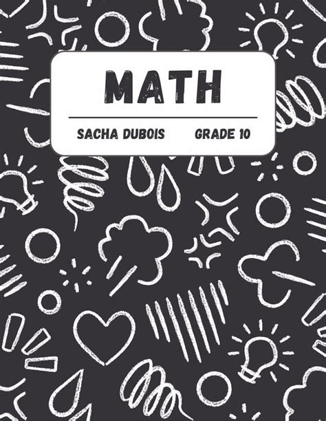 Math Notebook Covers for Elementary School