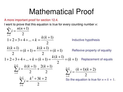 Description of Mathematical Proofs