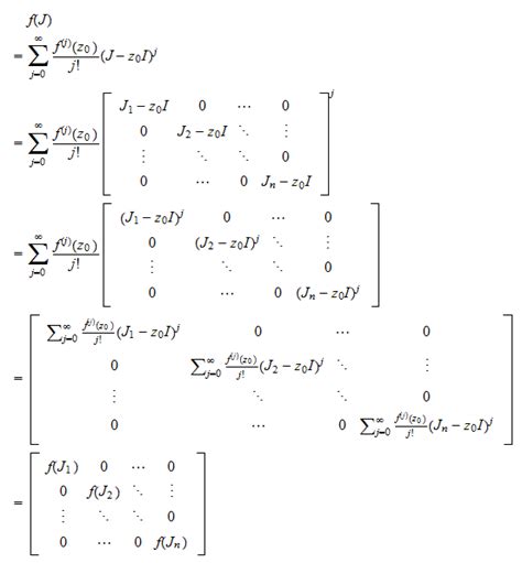 Using the Matrix Function