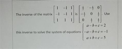 Matrix Inversion in Excel