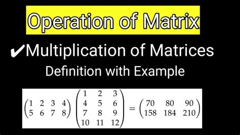 Matrix Operations