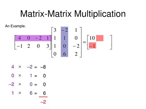 Matrix Operations Applications